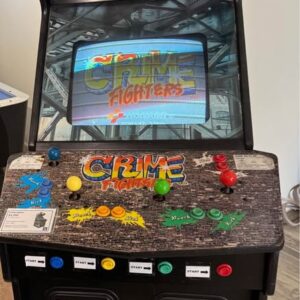 1989 Konami Crime Fighters 4-Player Vintage Arcade Game